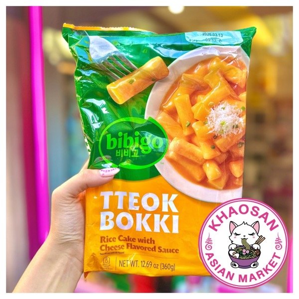 Producto - MEGA Tteokbokki rice cake with cheese flavored sauce