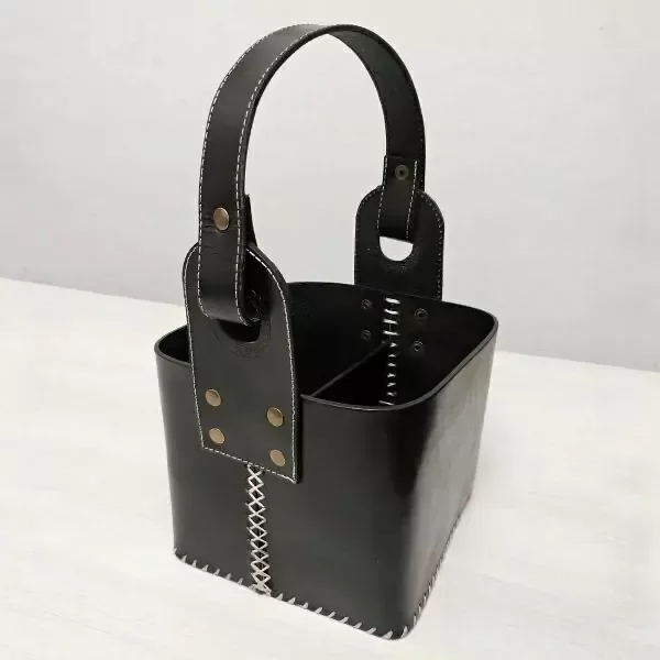 Producto - canasta-100-cuerina-negra