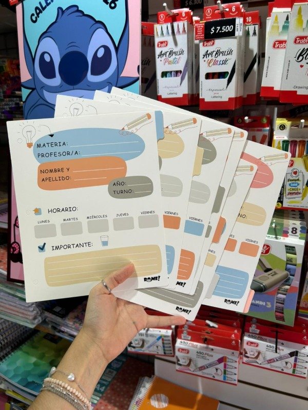 Producto - Separadores N3 Rome! Nature