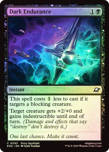 Producto - Dark Endurance Foil  Edge of Eternities