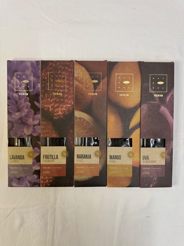 Producto - Sahumerios Natural Premium - Aromas Frutales y Florales