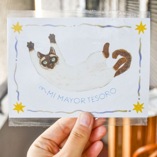 Producto - Postal Tesoro Siamés