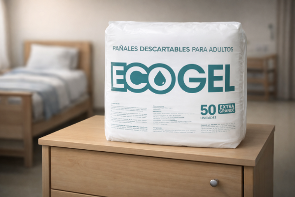 Producto - PAÑAL RECTO ECOGEL EXTRA GRANDE X 150 UNID
