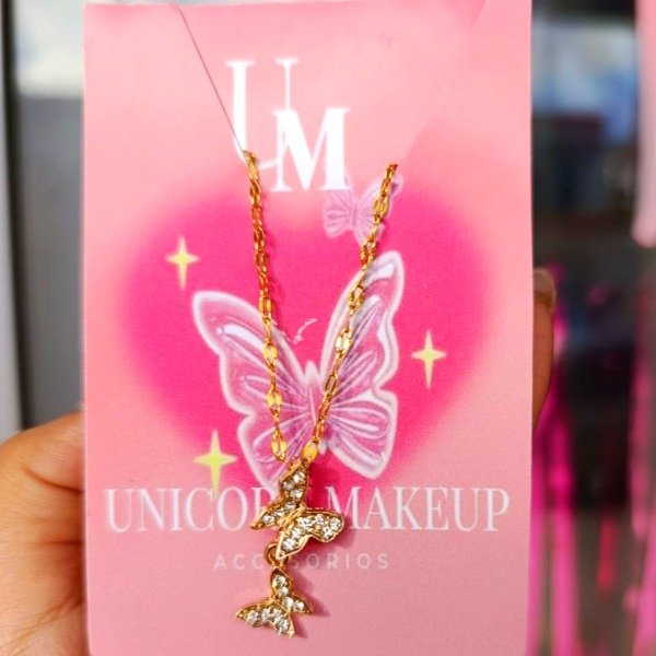 Producto - Collar doble mariposa