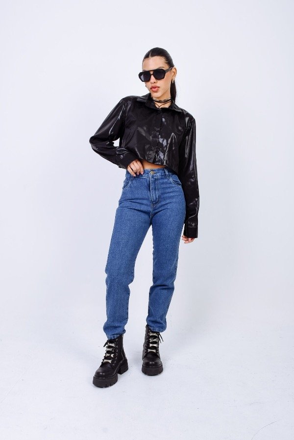 Producto - Jean Mom Azul
