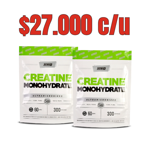 Producto - COMBO STAR NUTRITION - x2 CREATINA 300 GRS.