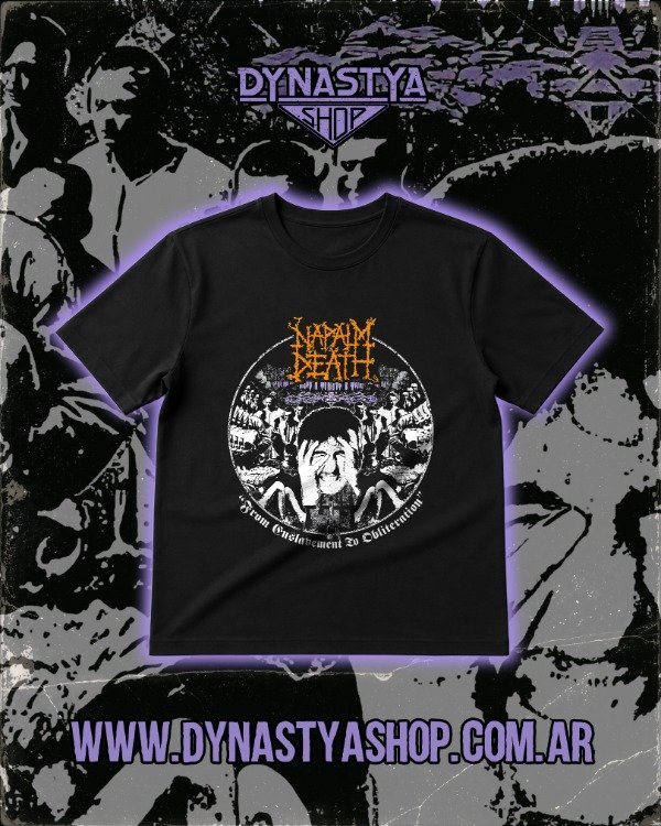 Producto - Remera - Napalm Death - From Enslavement to Obliteration - 0