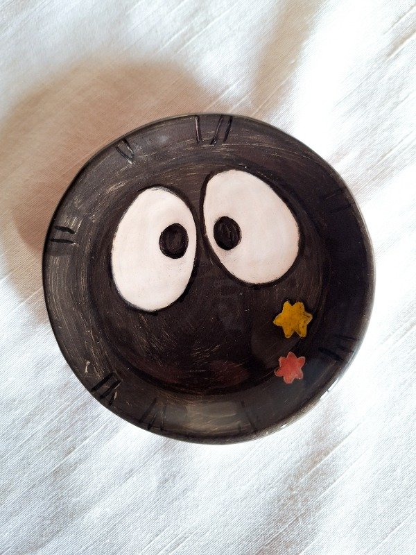 Producto - Plato cerámica Susuwatari  -Studio Ghibli-