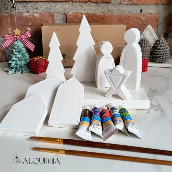 Producto - Pesebre PARA PINTAR