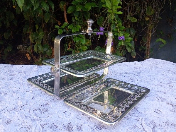 Producto - Triolet bañado en plata Nacional Toledo