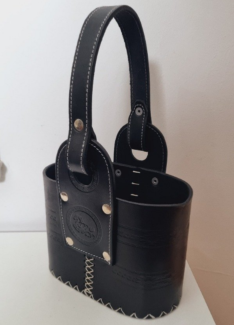 Producto - Canasta de Cuero Ovalada