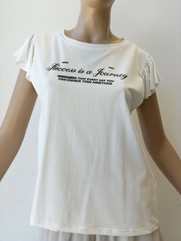 Producto - Sin Manga Volado Algodón Ice Estampa "Success" (Art. 5839)