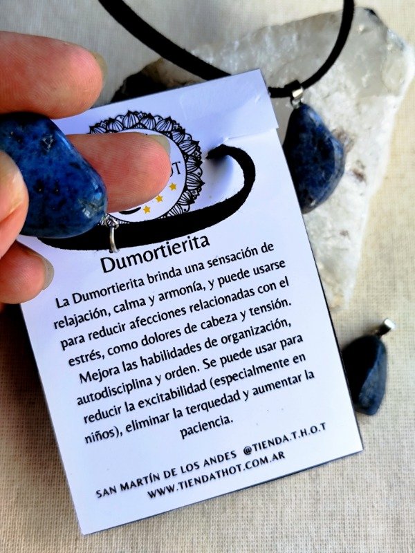 Producto - COLLAR DE DUMORTIERITA - Claridad, paciencia y enfoque - 3