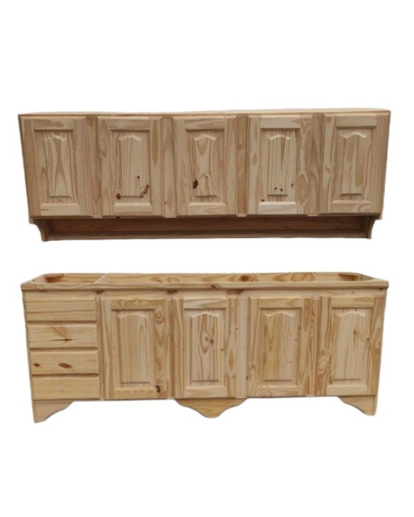 Producto - Combo alacena y bajomesada macizo 1,80