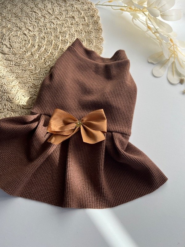 Producto - Vestido Waffle Marrón - 2