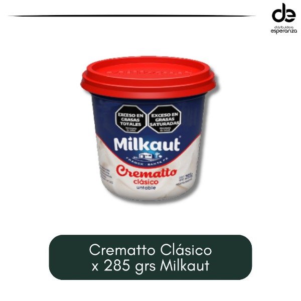 Producto - Crematto Clásico x 285 grs Milkaut