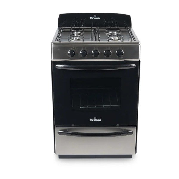 Producto - Cocina acero inoxidable 56cm multigas Florencia 5518F - 0