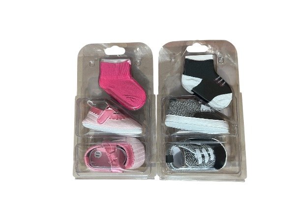 Producto - Set blíster regalo zapato/zapatillas más medias