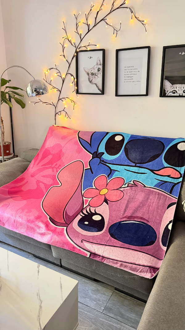 Producto - Manta stitch y ángel