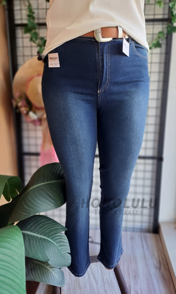 Producto - Jean #elastizado Recto Azul Oxido