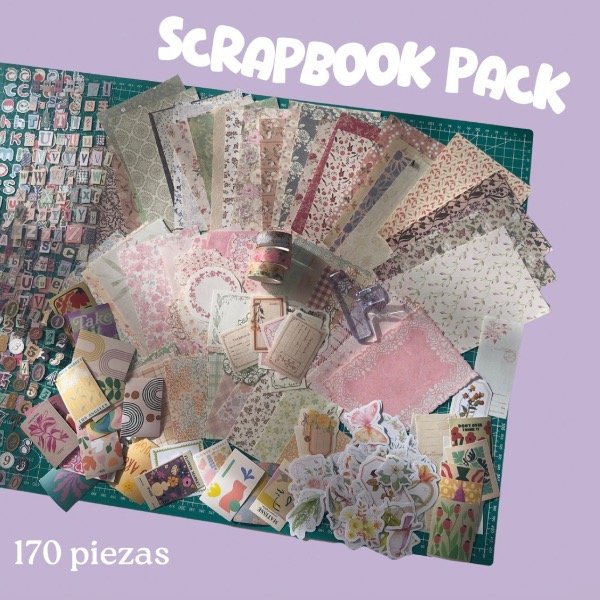 Producto - Scrapbook pack 170 piezas
