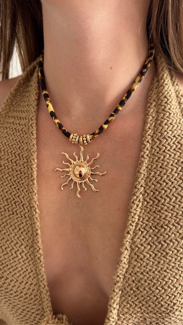 Producto - Collar cheeta sol