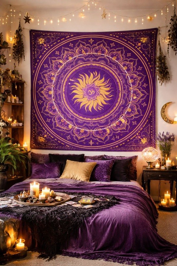 Producto - PRE-VENTA Manta/Tapiz Gigante Mandala Om