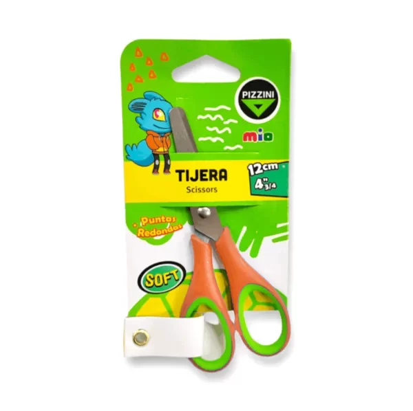 Producto - Tijera escolar Pizzini Soft 12cm PS51C