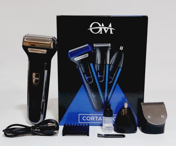 Producto - CORTA PELO/BARBA 3 EN 1 RECARGABLE OM