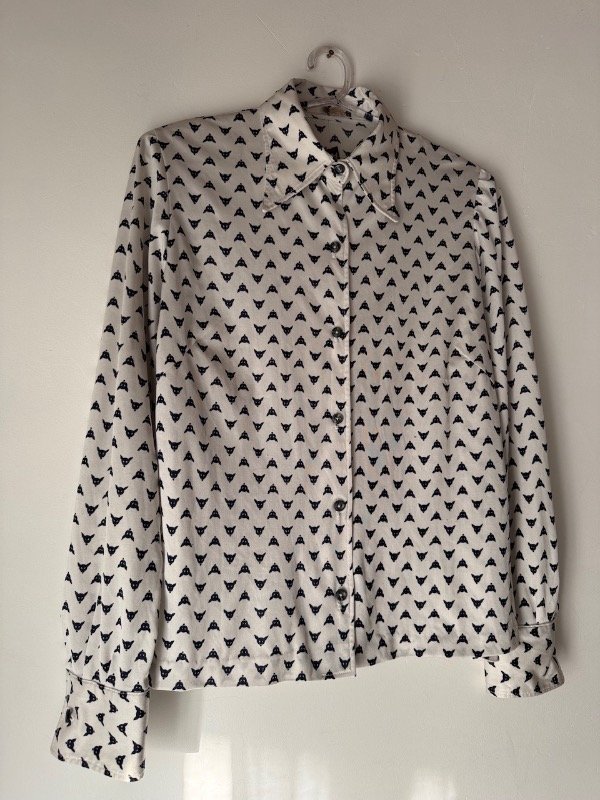 Producto - Camisa vintage print con azul - 6