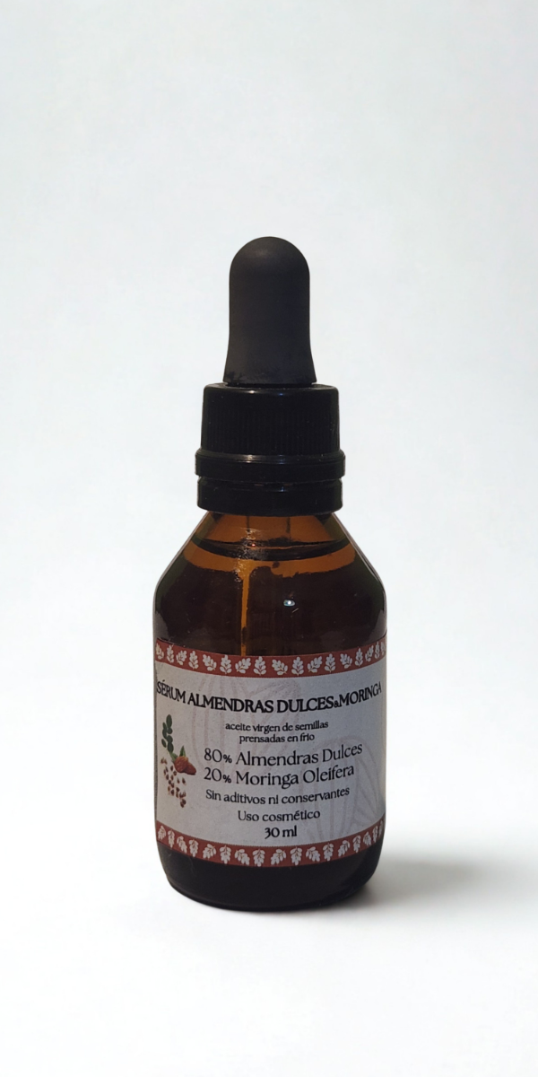 Producto - Serum de Almendras Dulces con Moringa Orgánico