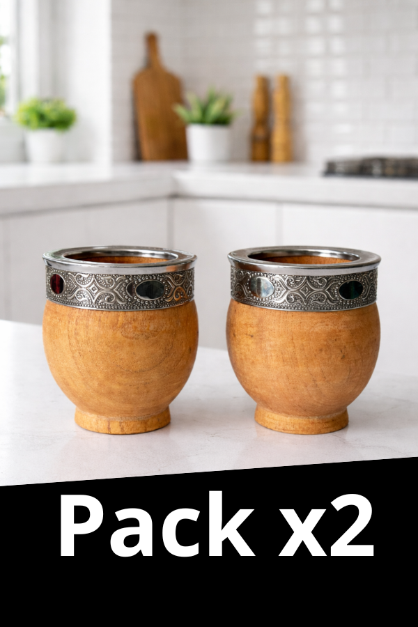 Producto - Pack x2 -  MATE IMPERIAL DE ALGARROBO