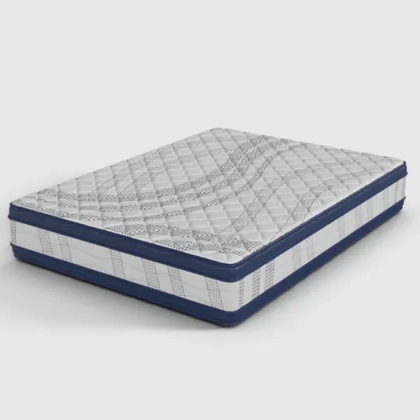 Producto - Colchón de Espuma  Zafiro 32cm Con Pillow - Super King