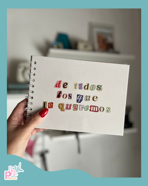 Producto - promo mini book diseño a elección + 20 fotos + 15 stickers - 5