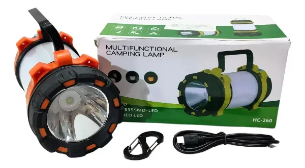 Producto - Farol Linterna Multifunción Morgul Lin6-1 Recargable Usb Led