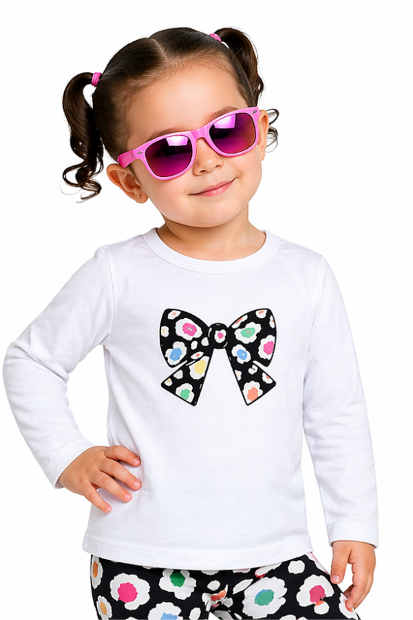 Producto - Camiseta Oversize Moño Print Negro