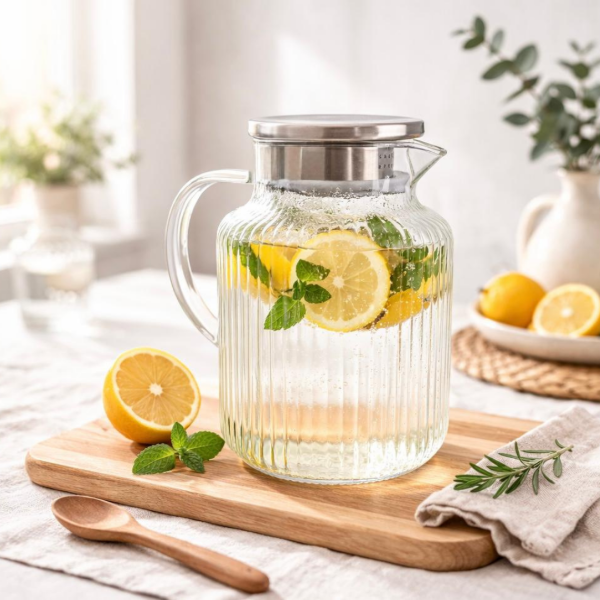 Producto - Jarra Vidrio - Tapa con filtro