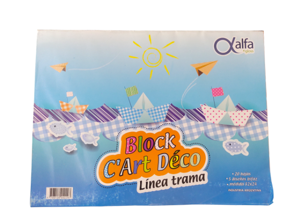 Producto - Block N5 x20H ALFA Trama 32x24cm