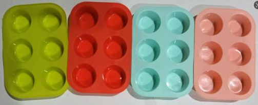 Producto - Molde de silicona para pasteles de 6 DIV