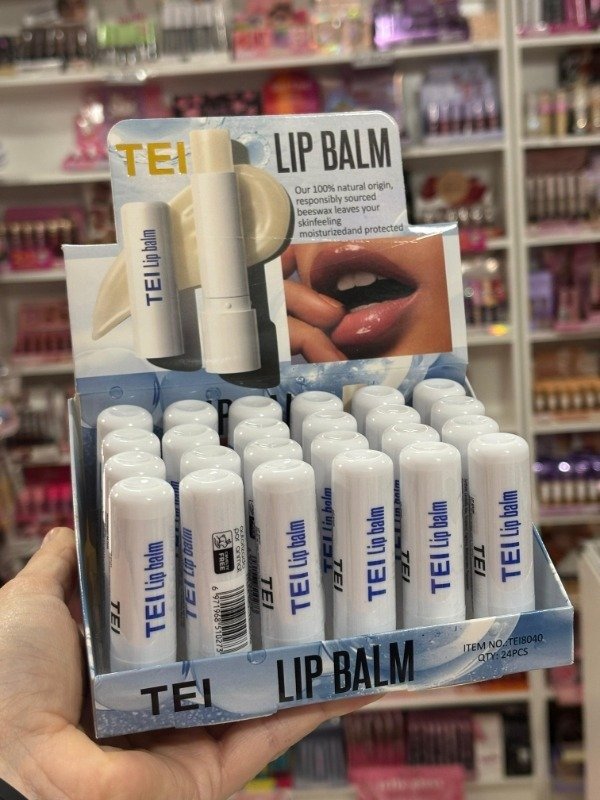 Producto - CAJA X24 BALSAMOS HIDRATANTE DE LABIOS TEI