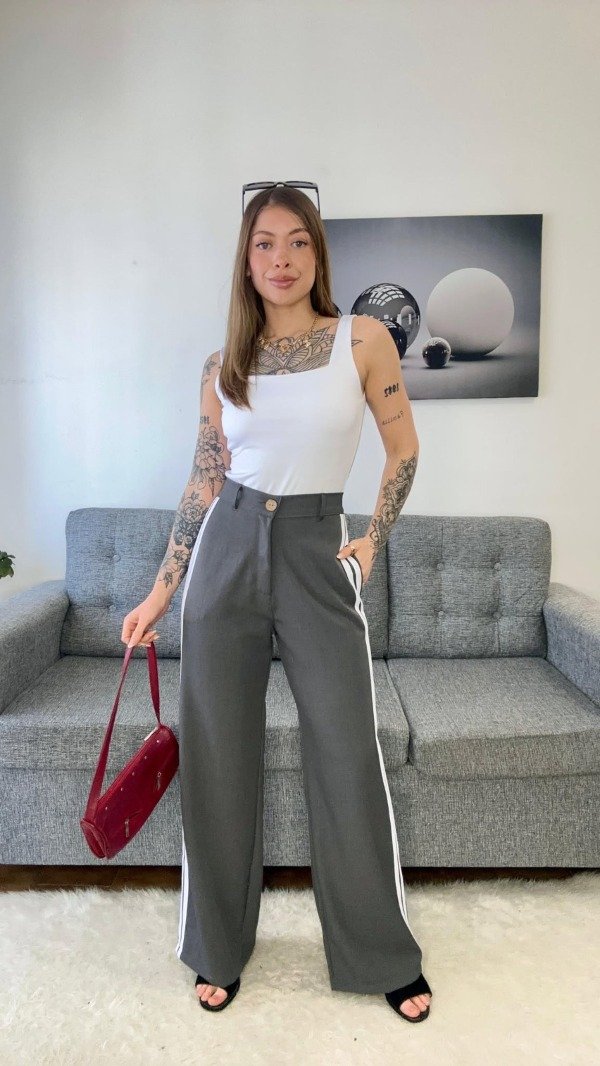 Producto - LINEA LADY PALAZO CON FRANJA