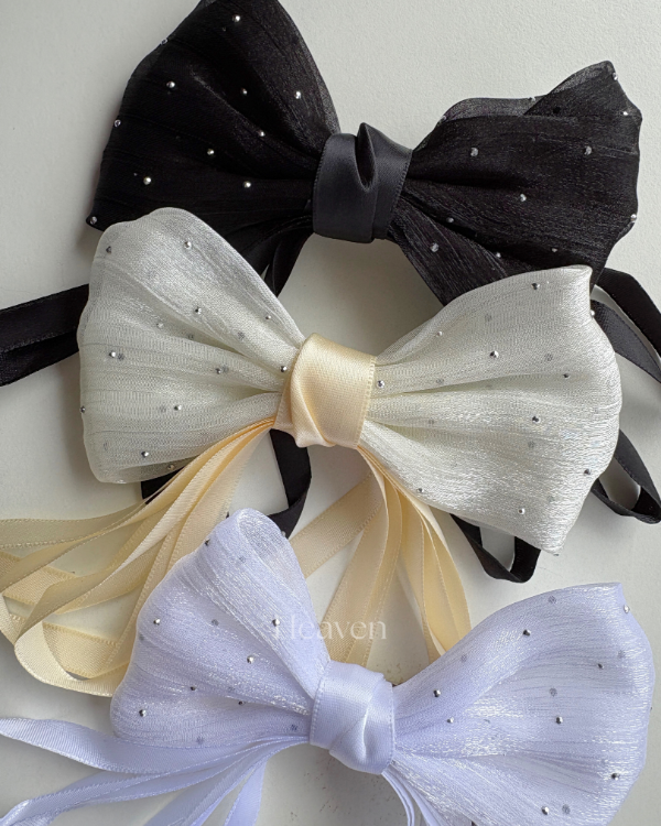 Producto - Moño strass con pinza