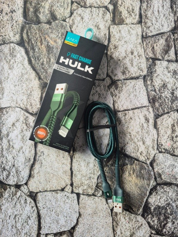 Producto - Cable Xaea mallado Hulk lightning