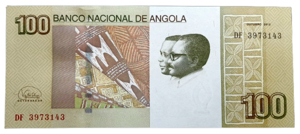 Producto - Angola 100 Kwanzas (2012) Cascadas de Binga Pick.153 Unc