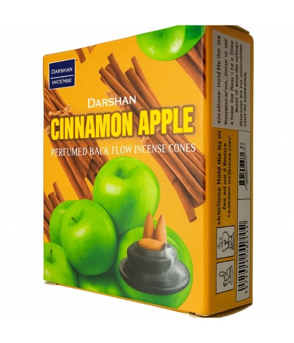 Producto - Conos Para Cascada Darshan Premium - 10 Unidades - Manzana Canela