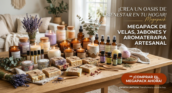 Producto - MegaPack Velas, Jabones y Aromaterapia