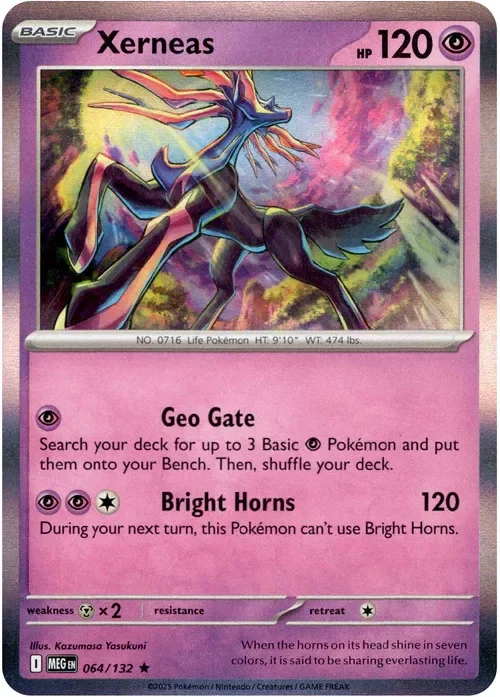 Producto - Xerneas - 064/132 - Mega Evolution - Holo
