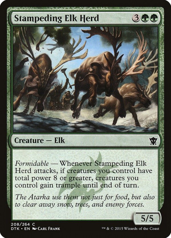 Producto - Stampeding Elk Herd  Dragons of Tarkir
