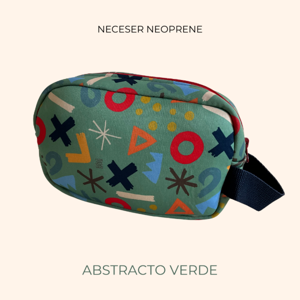 Producto - Neceser Abstracto Verde