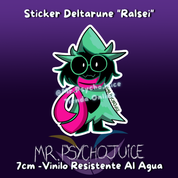 Producto - Sticker Deltarune "Ralsei"